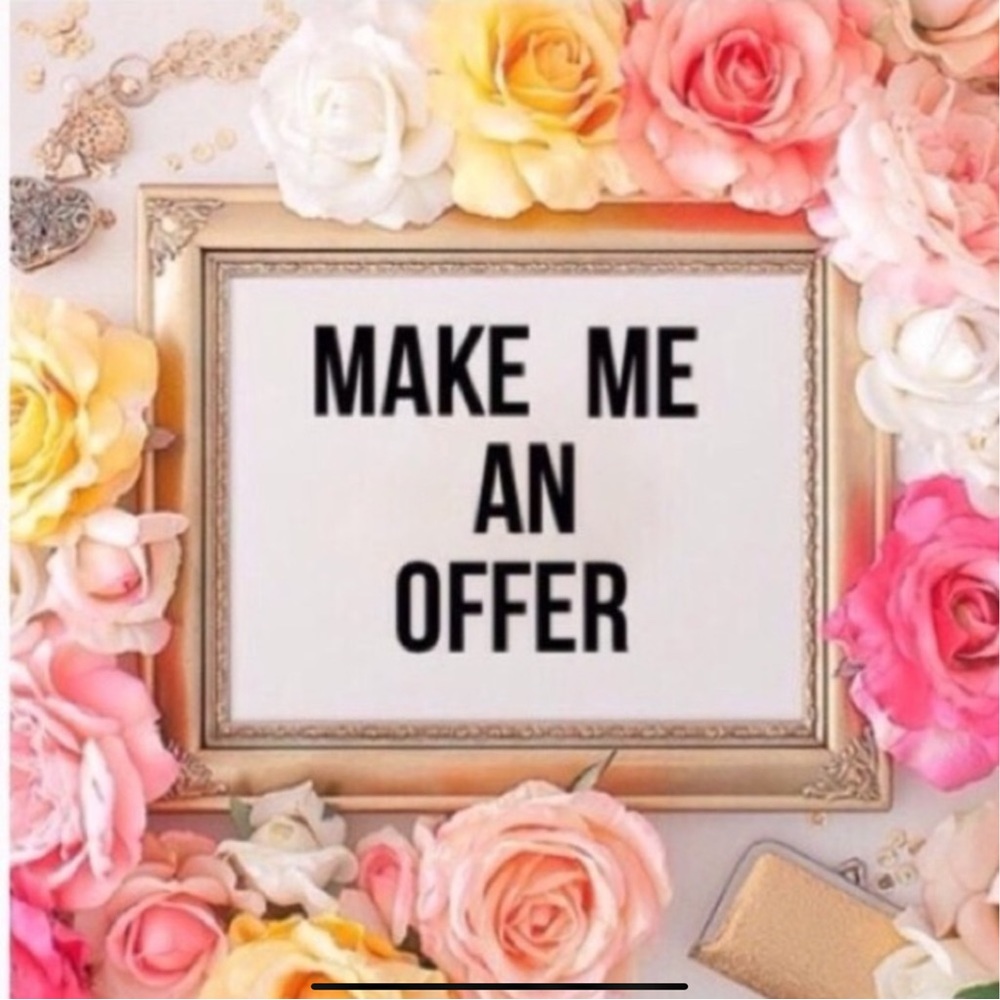 Offers welcome on all items in my closet!